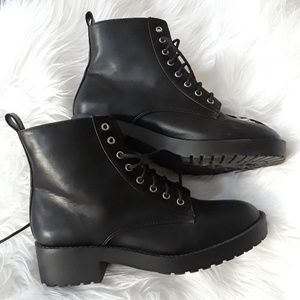 H&M Divided Black Combat Boots FINAL